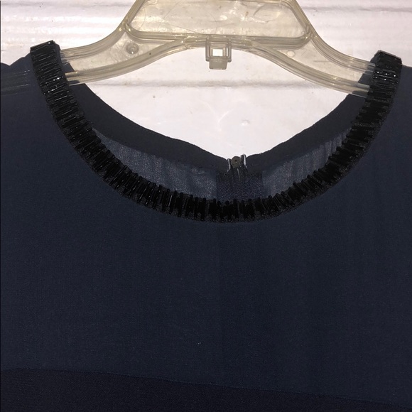 Andrew Marc navy blue dress - Picture 4 of 6